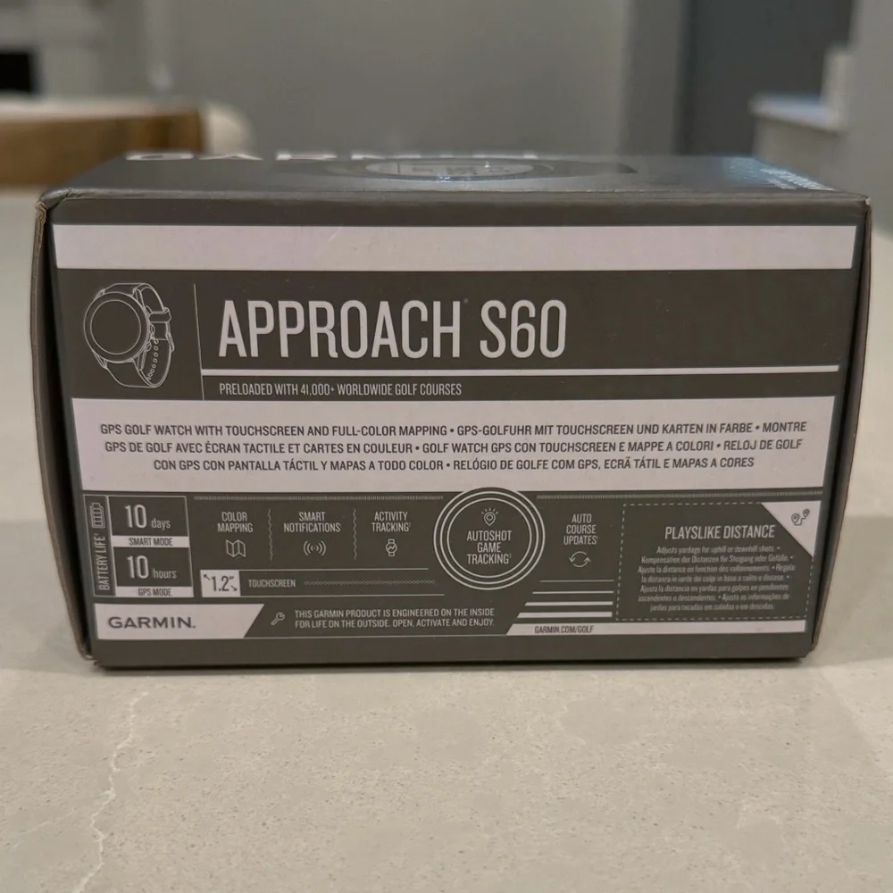 Garmin Approach S60 Golf GPS Watch - Black